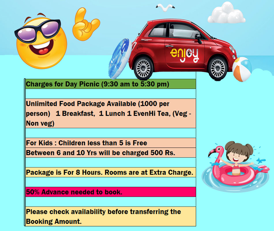 One day picnic spot near me